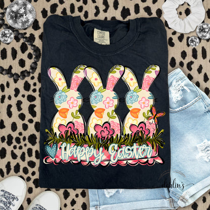 Happy Easter Bunny Trio Shirt
