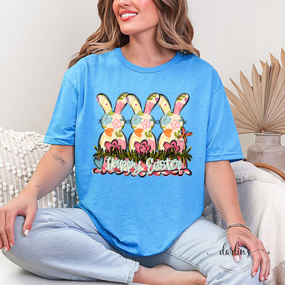 Happy Easter Bunny Trio Shirt