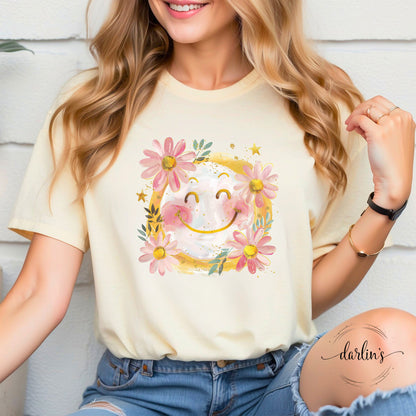 Hello Spring Happy Face Shirt