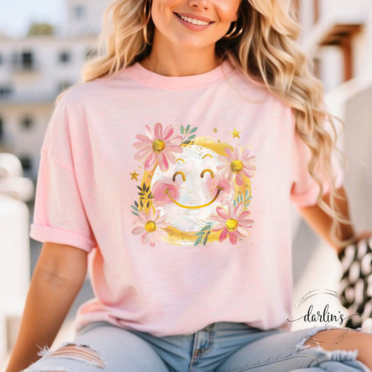 Hello Spring Happy Face Shirt