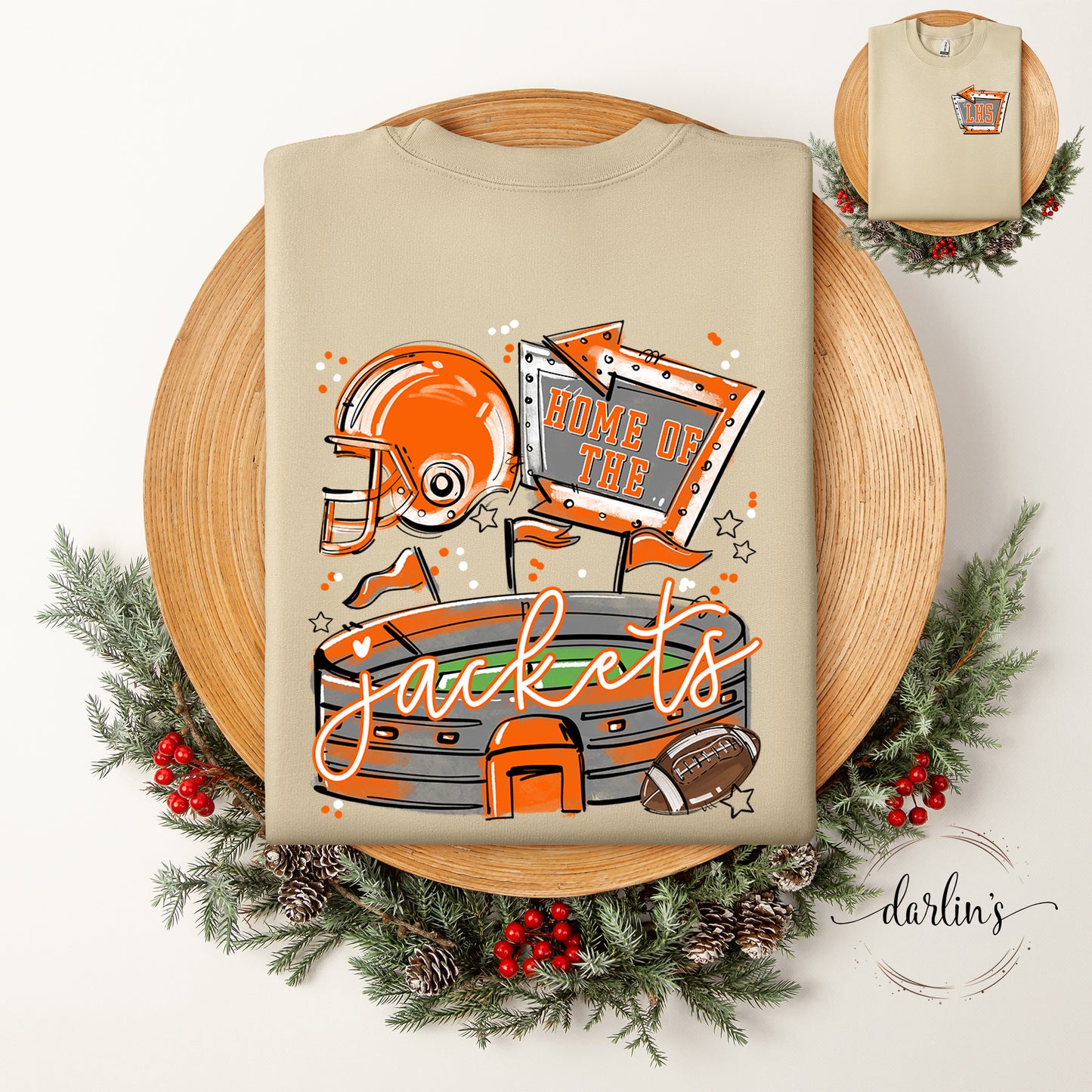 Home of the Stadiums - Jackets - Front Pocket and Back Designs Shirt