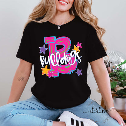 Hype Squad Neon B Bulldogs Shirt