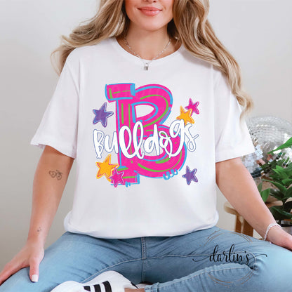 Hype Squad Neon B Bulldogs Shirt