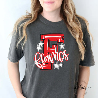 Hype Squad Team Colors F Flames Shirt