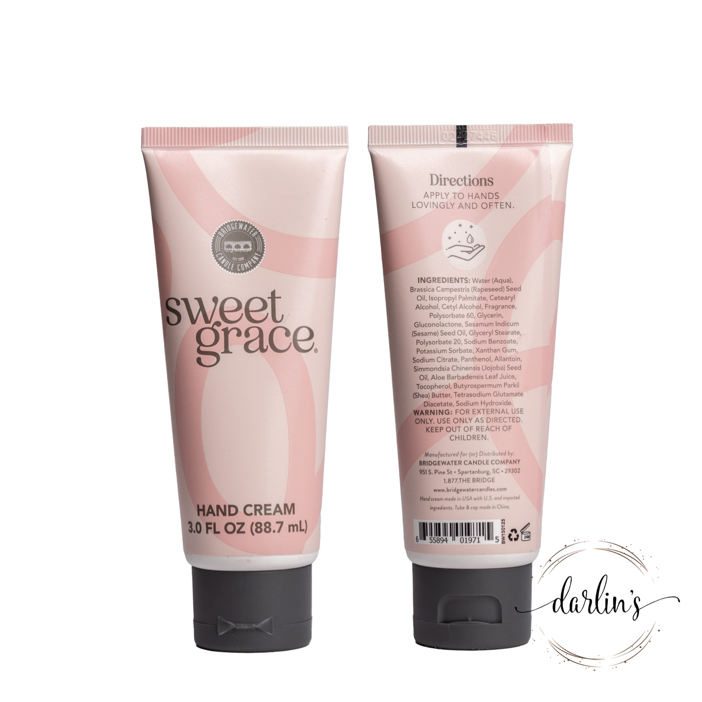 Hand Cream - Sweet Grace - 3oz