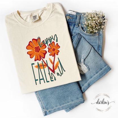 Happy Fall Y'All Tea Towel Shirt