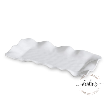 Long Rectangular Tray - Havana - Monogram Initial