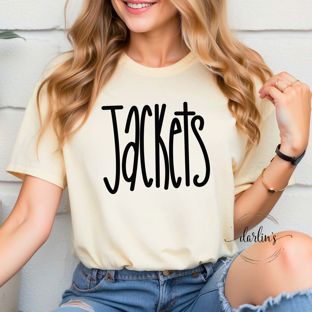 Jackets Lettering Black Shirt