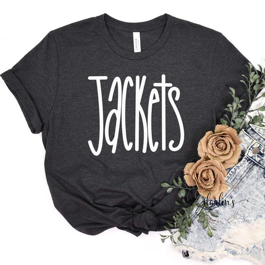 Jackets Lettering White Shirt