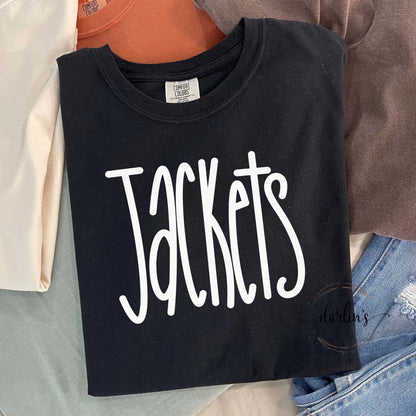 Jackets Lettering White Shirt