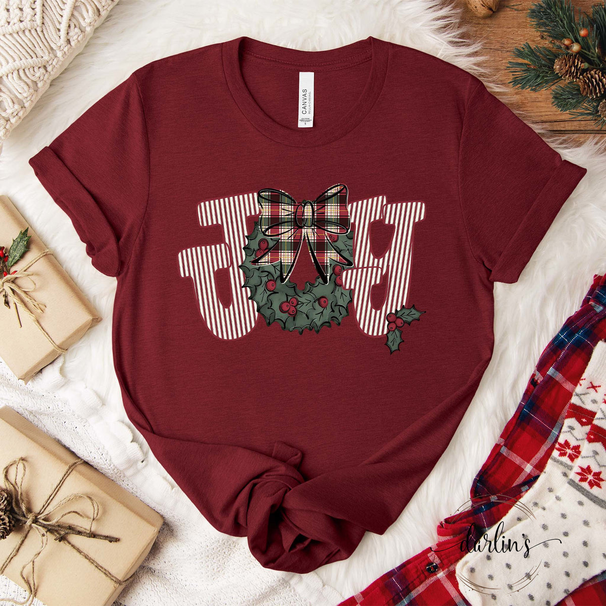 Joy With Wreath Shirt