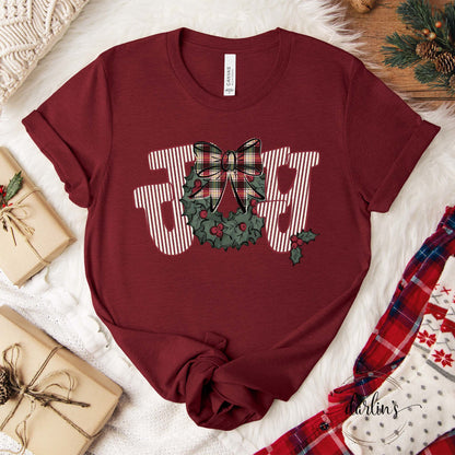 Joy With Wreath Shirt