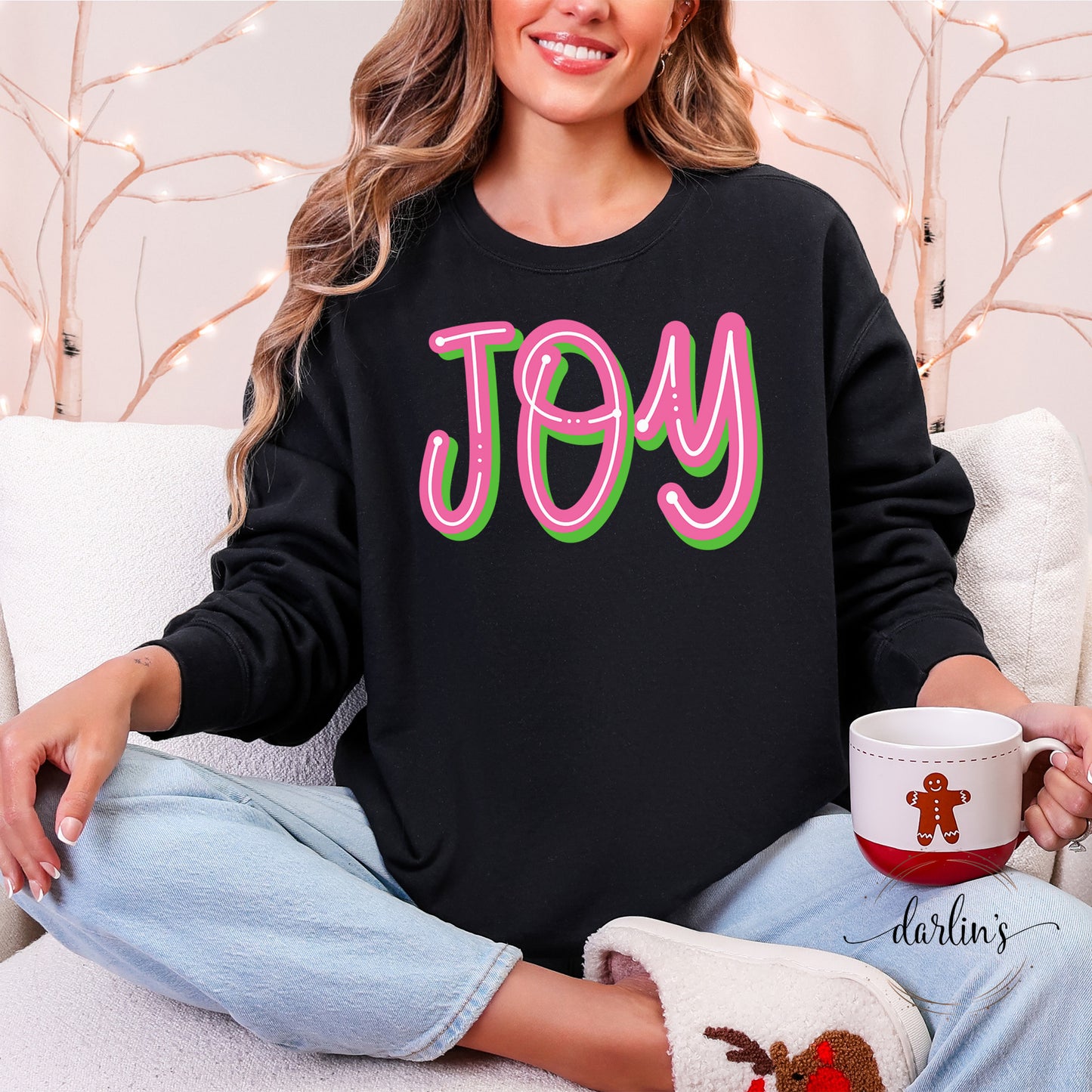 Joy Pink And Green Shirt