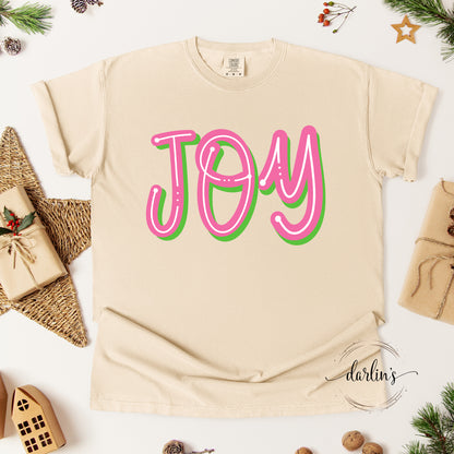 Joy Pink And Green Shirt