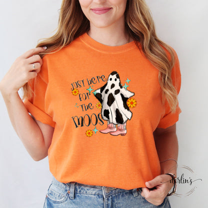 Just Here For The Moos Shirt