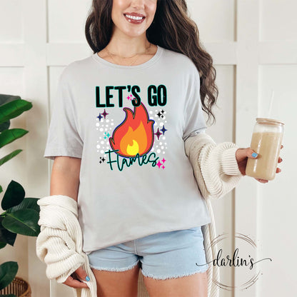 Lets Go Mascots Flames Shirt