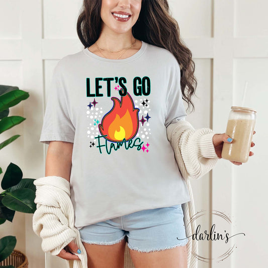 Lets Go Mascots Flames Shirt