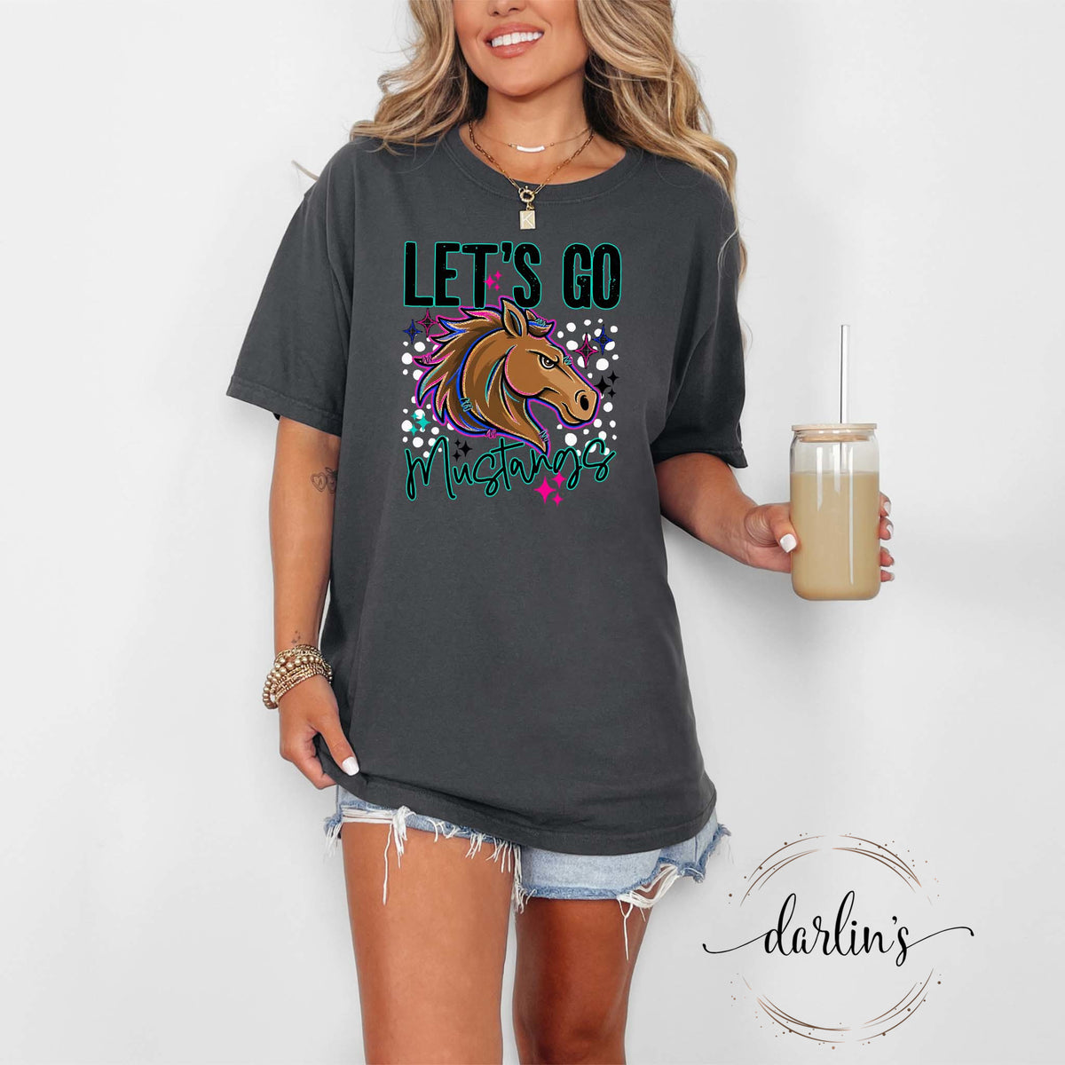 Lets Go Mascots Mustangs Shirt