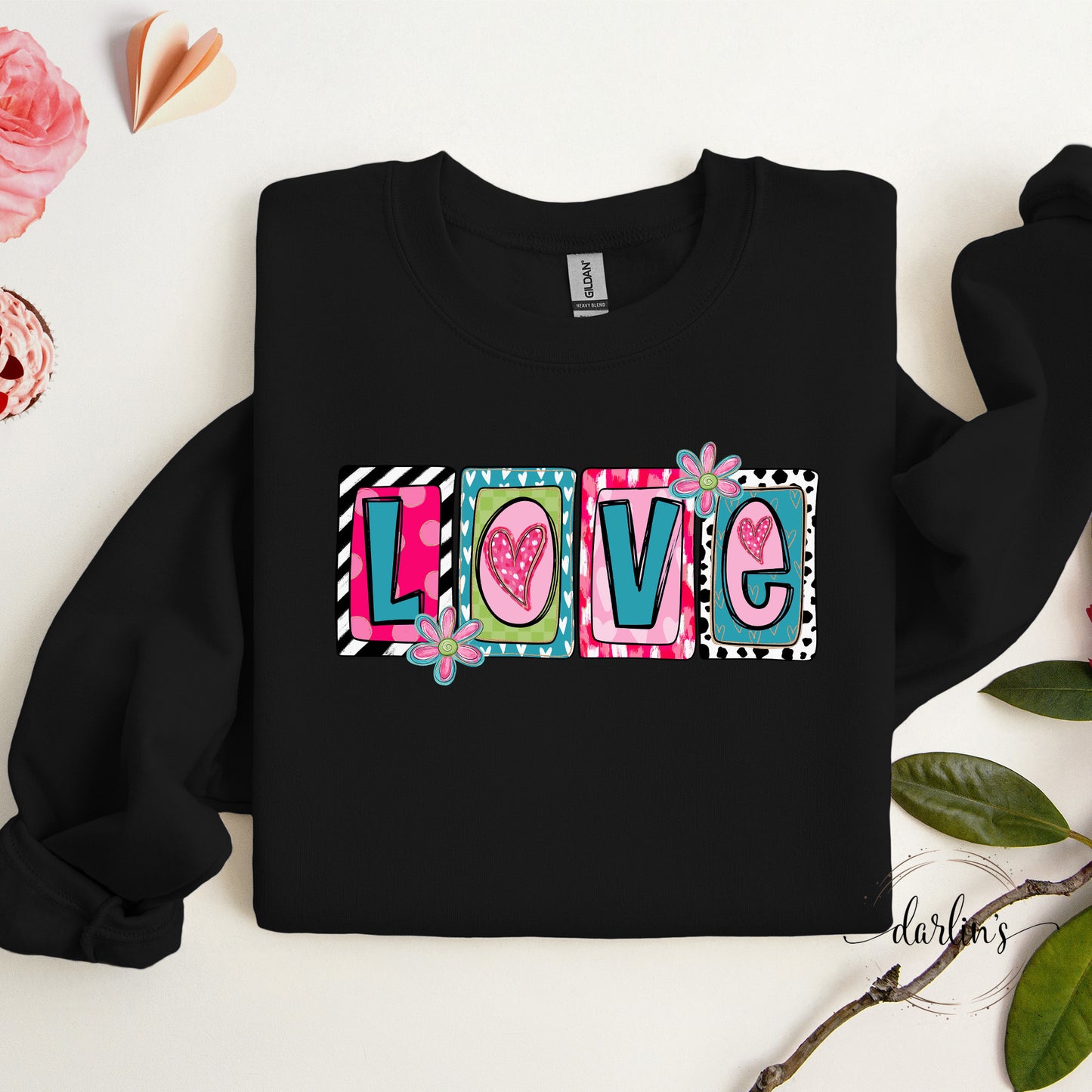 Love Boxed Letters Shirt