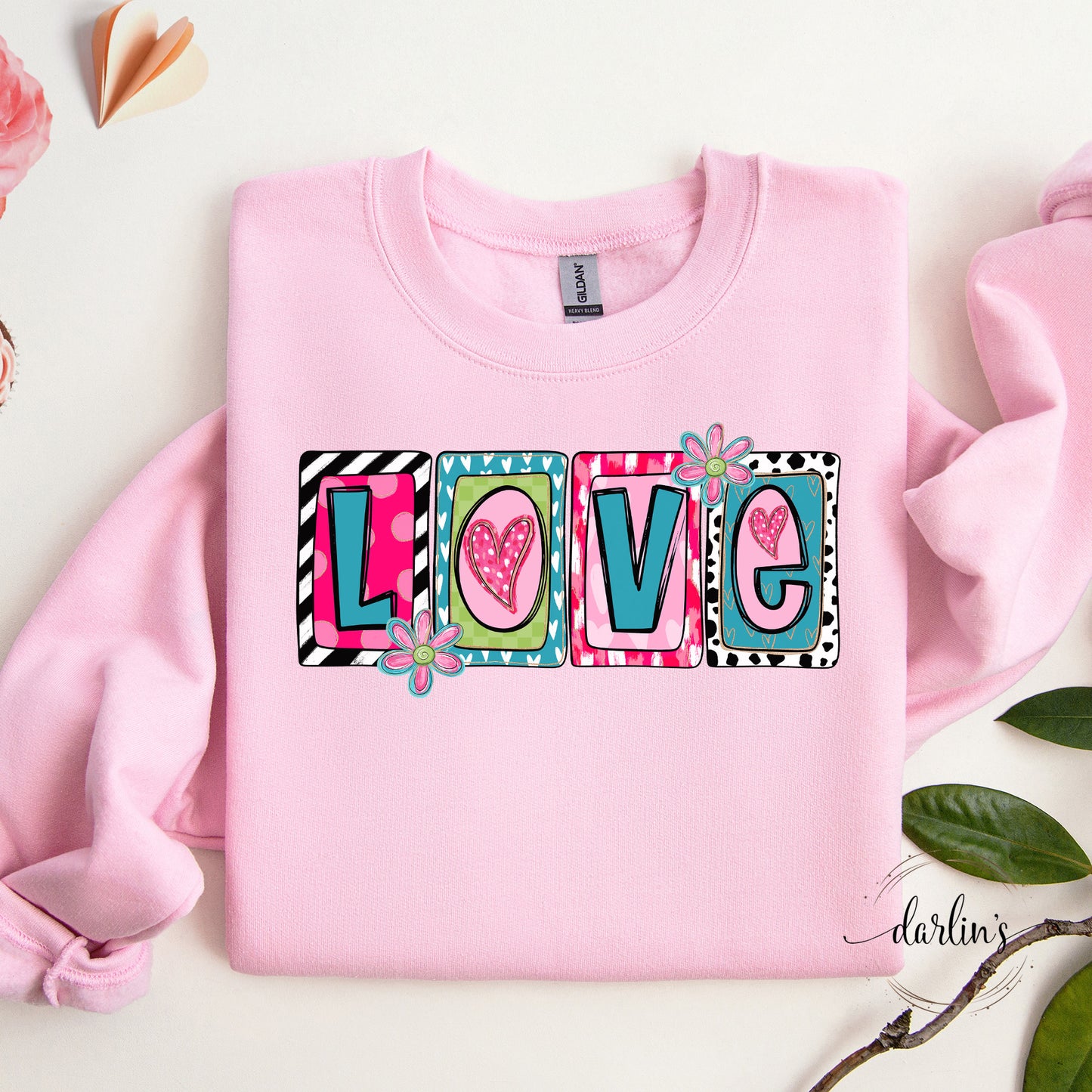 Love Boxed Letters Shirt