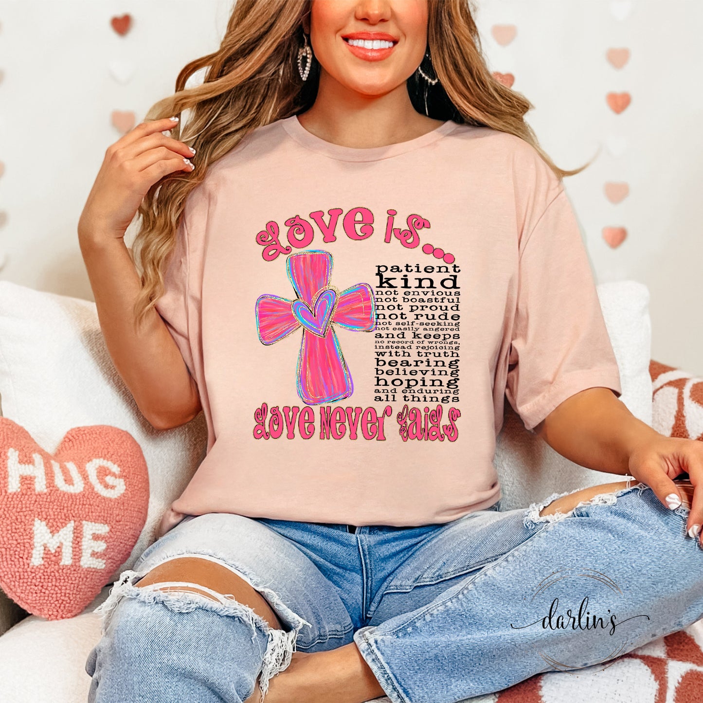 Love Is Black Lettering Shirt