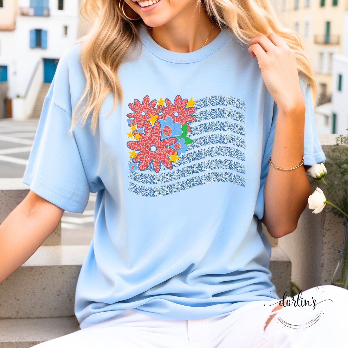 Lace American Flag