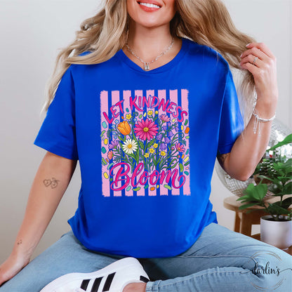 Let Kindness Bloom Pink Shirt