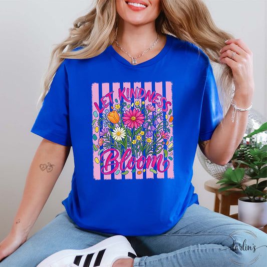 Let Kindness Bloom Pink Shirt
