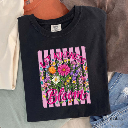 Let Kindness Bloom Pink Shirt