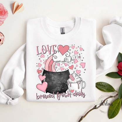 Love Brewed Fresh Daily Shirt