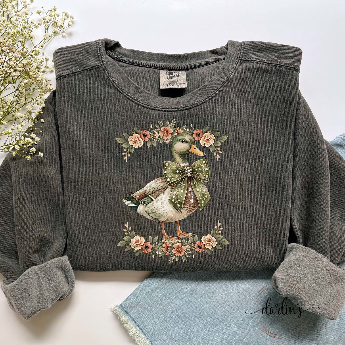 Mallard And Flowers Shirt