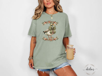 Mallard And Flowers Shirt