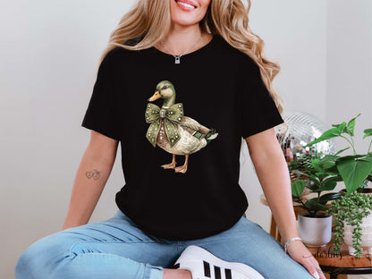 Mallard With Bow Shirt