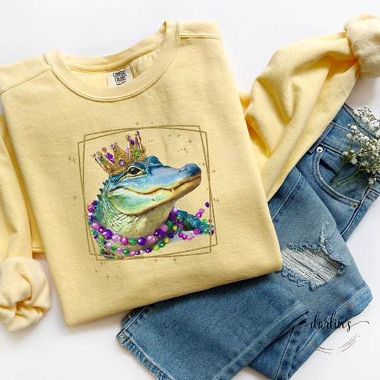 Mardi Gras Gator Shirt