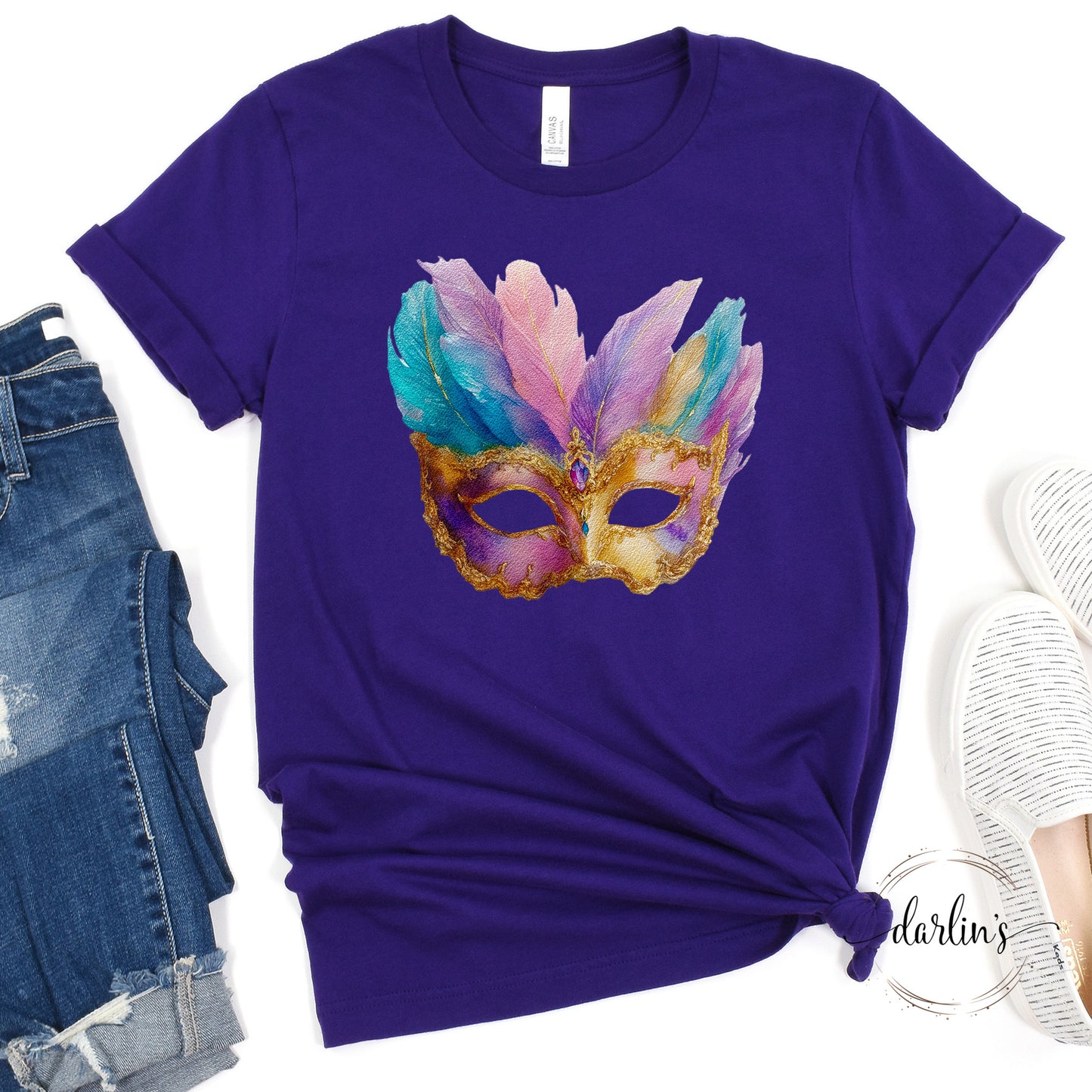 Mardi Gras Mask Shirt