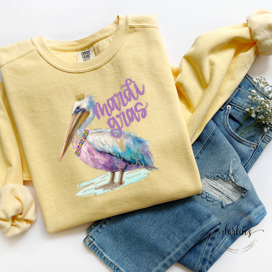 Mardi Gras Pelican Shirt