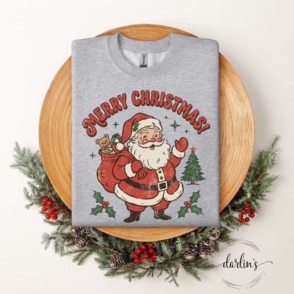 Merry Christmas Vintage Santa Shirt