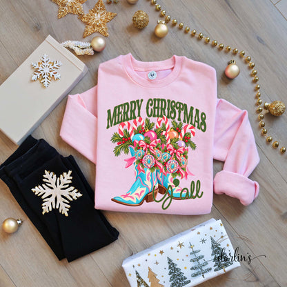 Merry Christmas Y'all Shirt