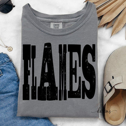 Mixed Up Mascots Flames Shirt