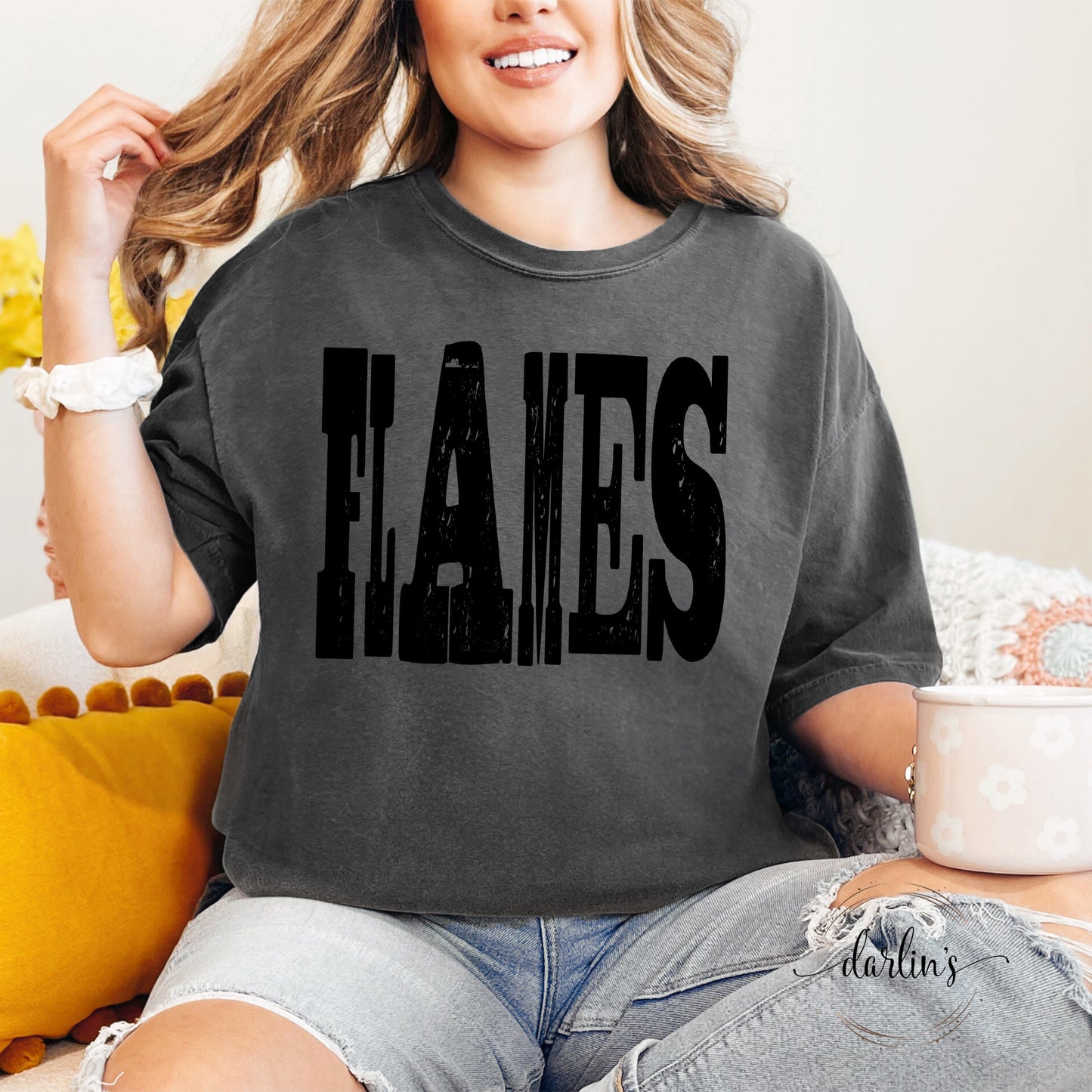 Mixed Up Mascots Flames Shirt
