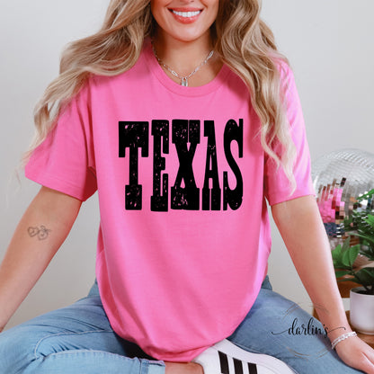 Mixed Up State Texas Shirt