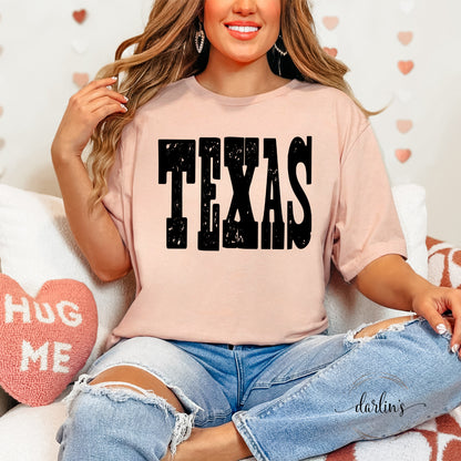 Mixed Up State Texas Shirt