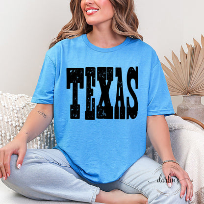 Mixed Up State Texas Shirt
