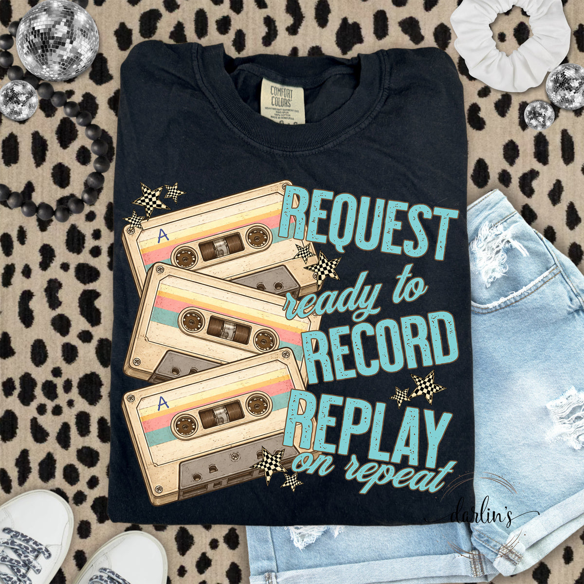 Mix Tape Request Record Replay Shirt