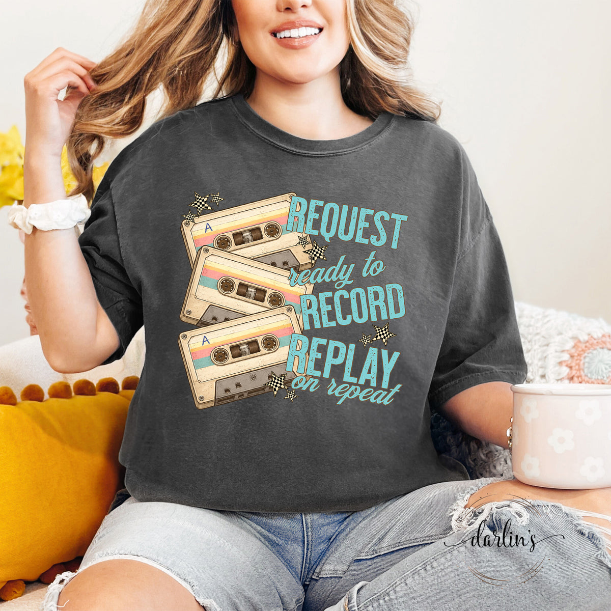 Mix Tape Request Record Replay Shirt