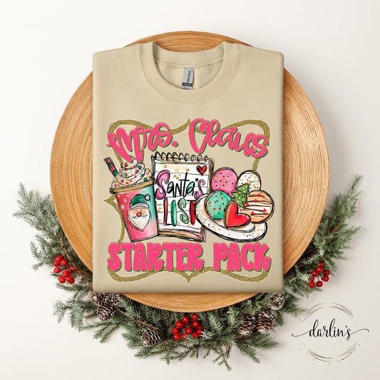 Mrs Claus Starter Pack Shirt