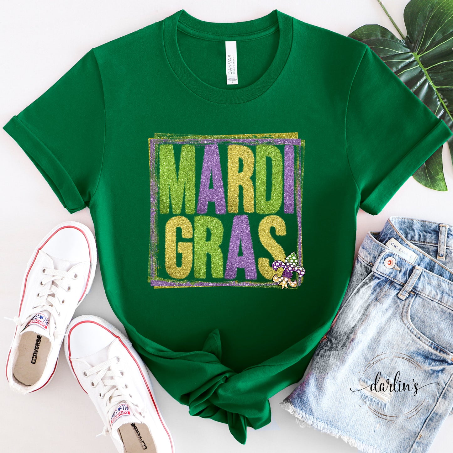 Mardi Gras Tinsel Shirt