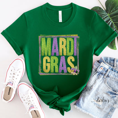 Mardi Gras Tinsel Shirt
