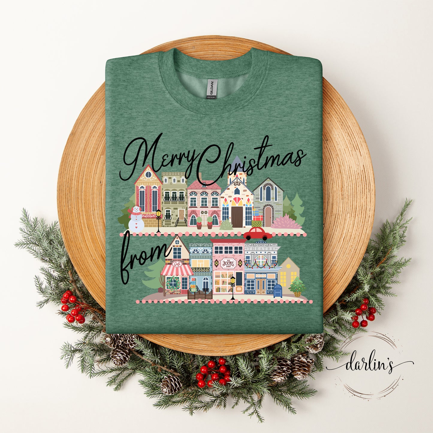 Merry Christmas Town Shirt