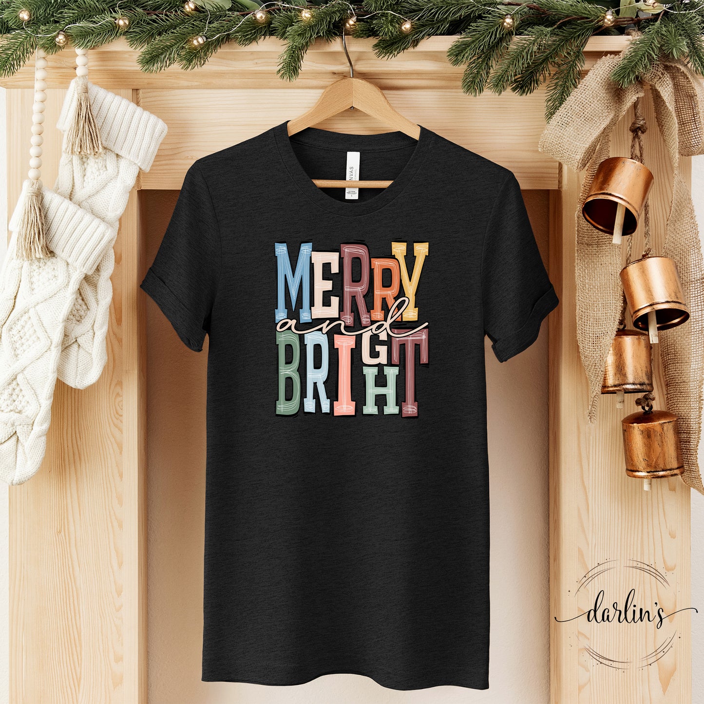 Merry And Bright Boho Shirt
